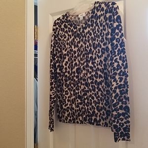 Old Navy leopard cardigan NWT